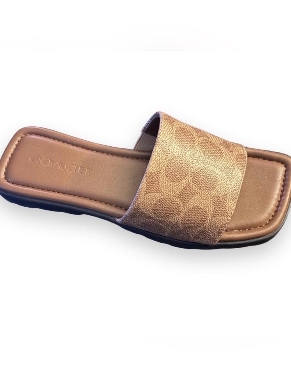 Coach Signature Slide Sandal